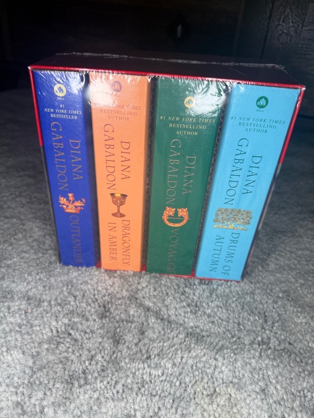 Diana Gabaldon Boxed Book Set - Blue, Orange, Green, Teal